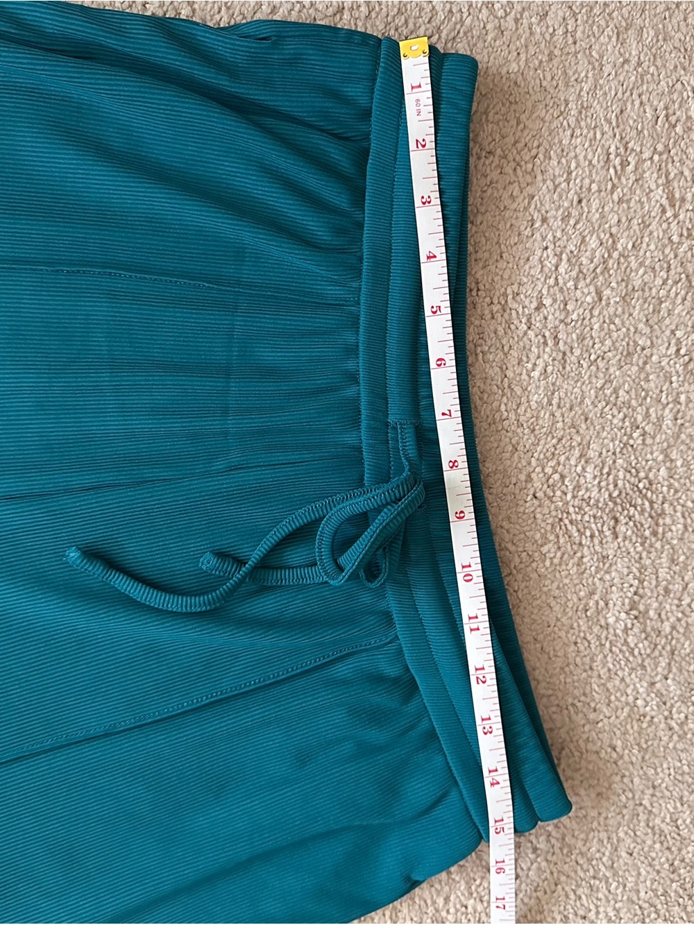 Teal Ribbed Lounge Set - Picture 5 of 6